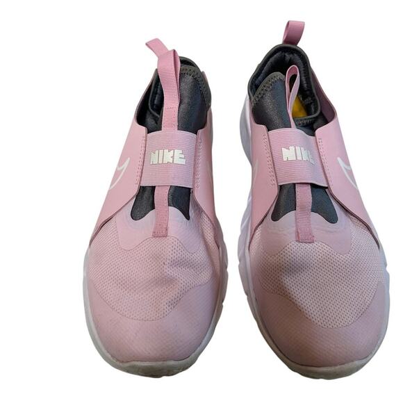Nike Size 6 Youth Kids Girl Pink Gray Flex Runner 2 Sneaker Shoe Athletic School - Picture 3 of 9